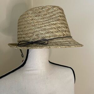 Mossimo Supply Co. Straw Fedora with Black Accent